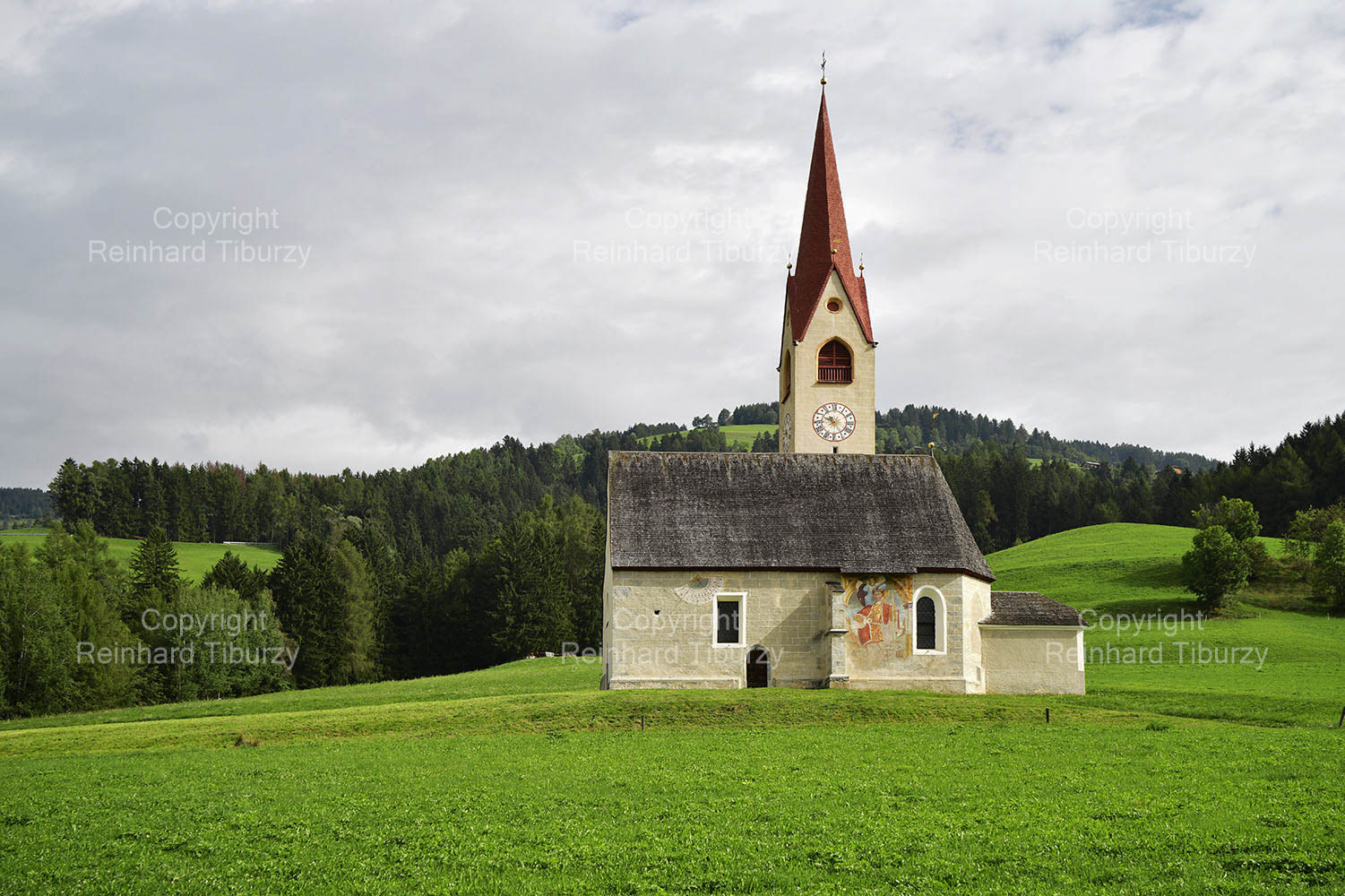 Church of St. Jacob, Nasen, Puster Valley, South Tyrol, Italy