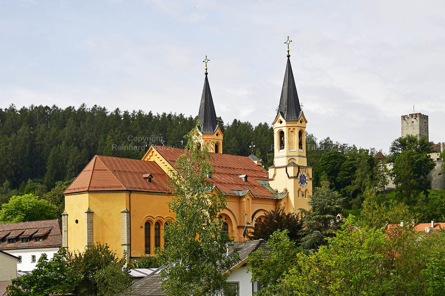 Parish Church of the Assumption, Brunico (Bruneck), Pustertal, South Tyrol, Italy