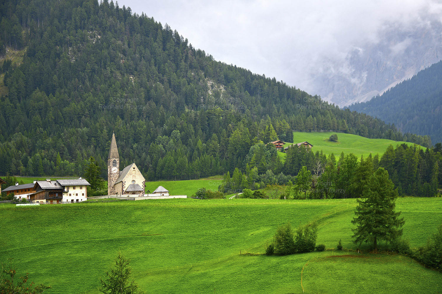 Church of St. Magdalene, Villnöß, South Tyrol, Italy